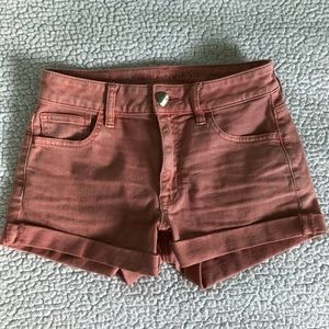 American Eagle colored jean shorts